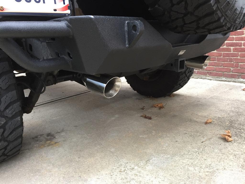 LEX4160 - 2007-18' Jeep Wrangler Axle Back Kit - Professional Products