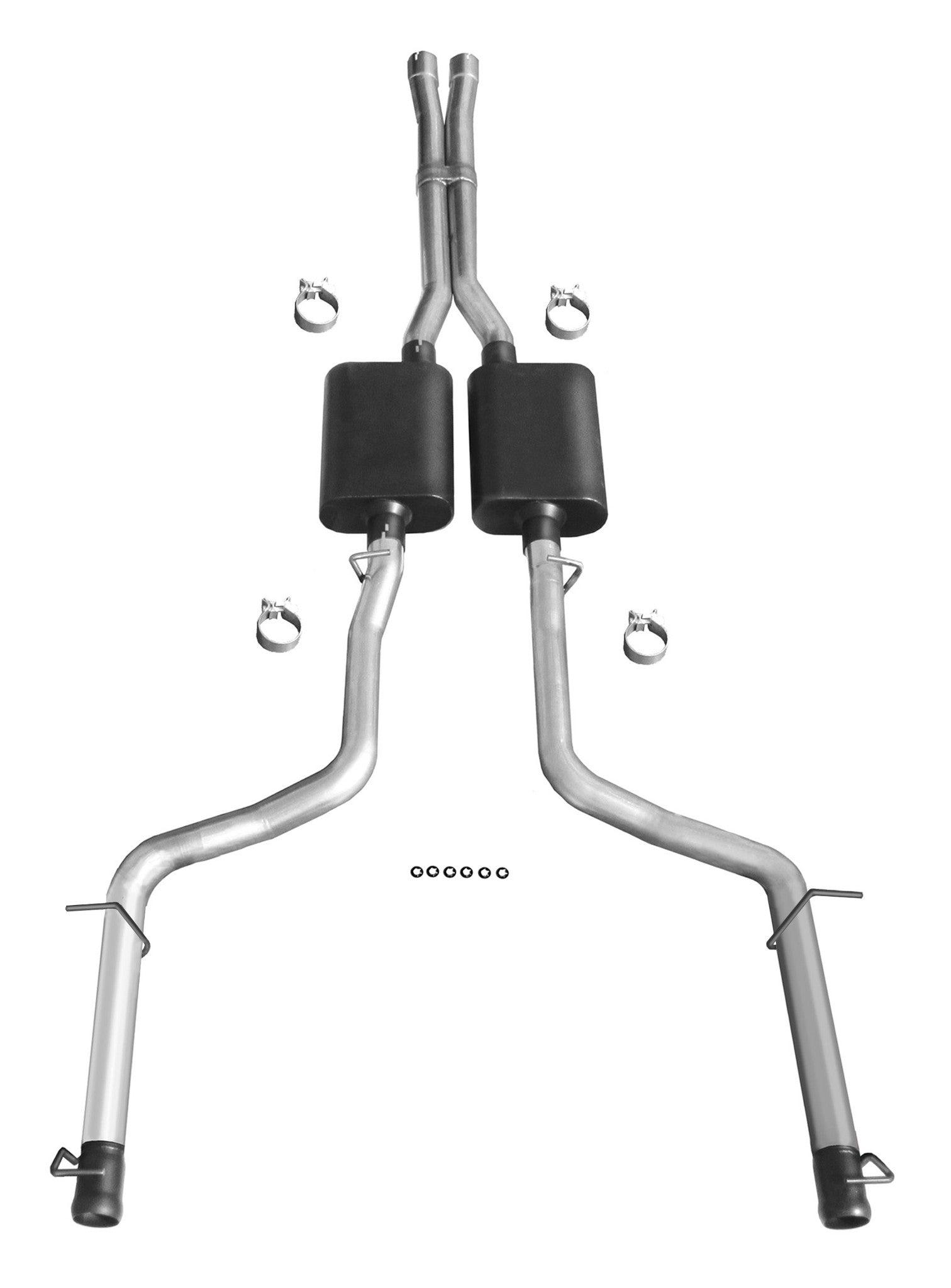 2009-14' Dodge Challenger Cat Back Kit - Professional Products