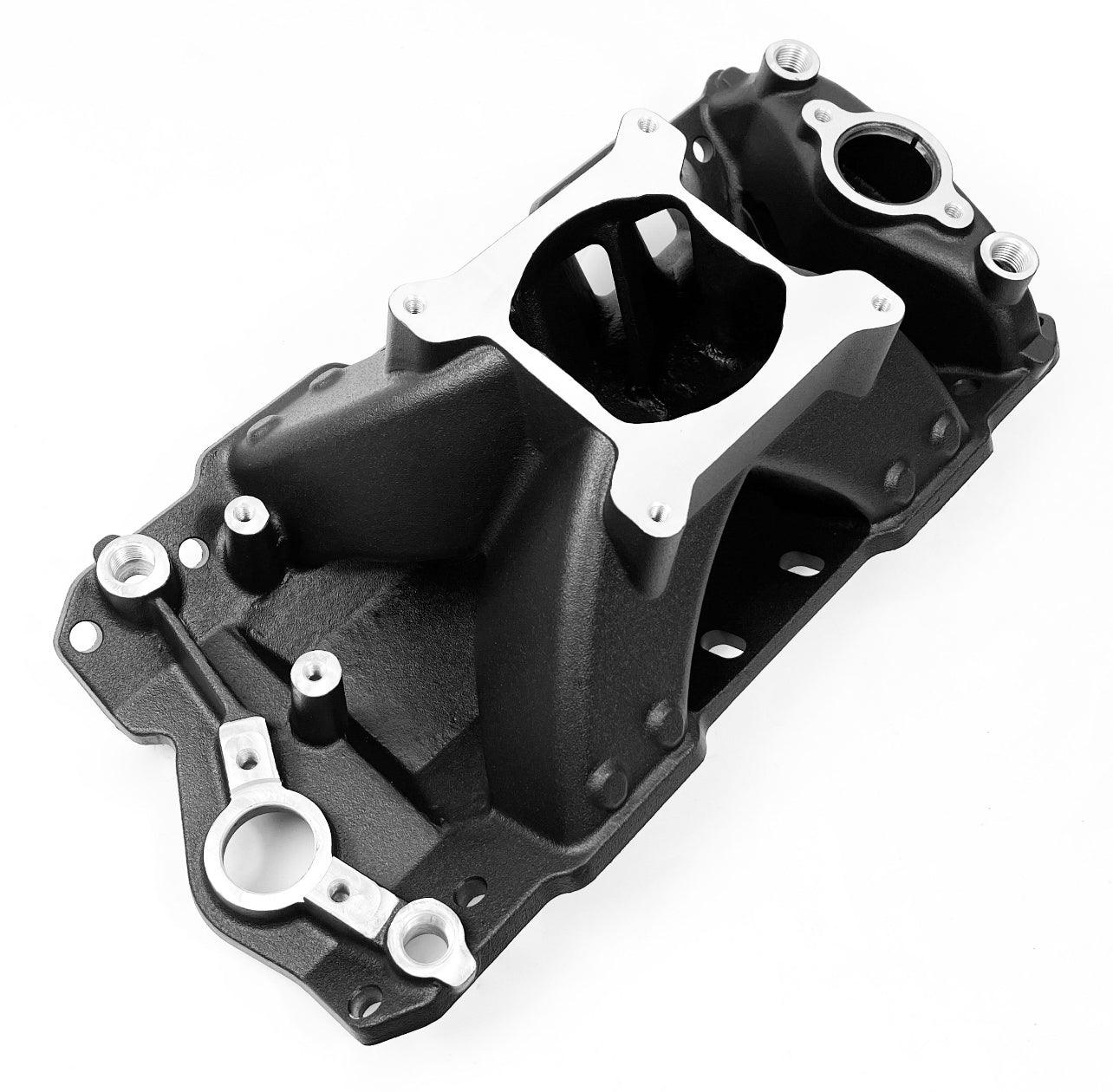 Small Block Chevy V8 Hurricane (1957-'95) Intake - Black - Professional Products