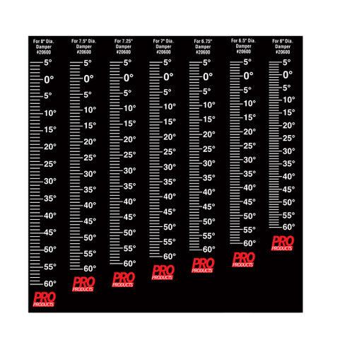 20600 - Set of Timing Tape For Dampers - Professional Products