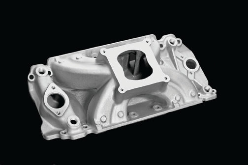 Chevy Big Block V8 Hurricane Intake Manifold - Satin