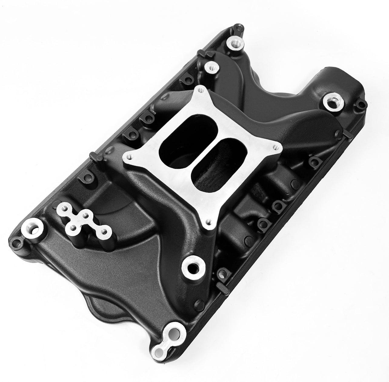 Ford Small Block 351W Typhoon Manifold - Black - Professional Products