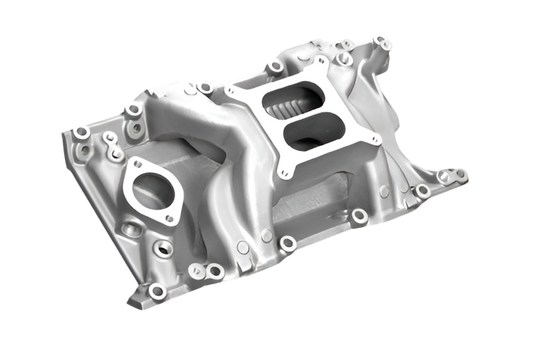 Small Block Mopar Intake Manifold - Crosswind - Satin #55026