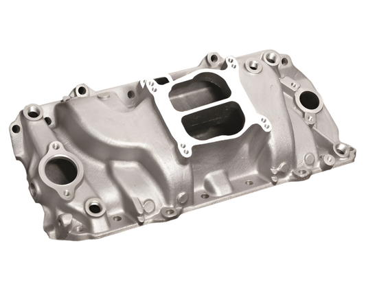 BB Chevy V8 Cyclone Intake Manifold Satin