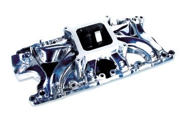 54030 – Hurricane Single Plane Manifold for all Small Block Ford V8s* – Polished