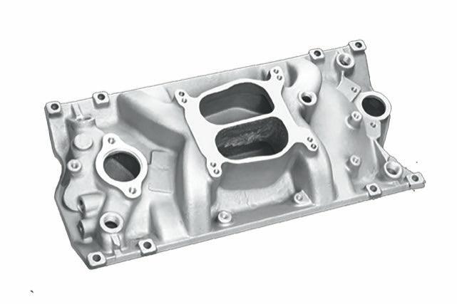 Small Block Chevy Cyclone Manifold w/ Vortec Heads - Satin - Professional Products