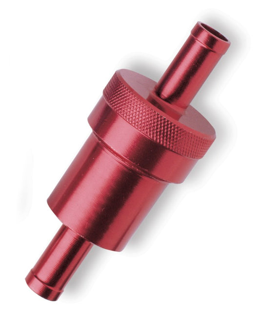 10204 Red 3/8" Street Fuel Filter - Professional Products