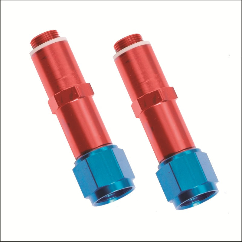 10412 - Demon Carburetor Extension Fitting- Red/Blue - Professional Products
