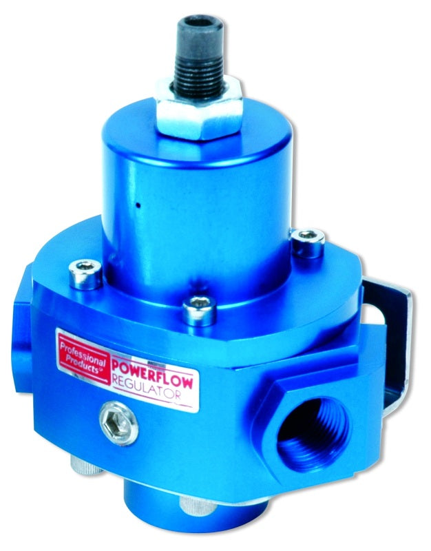 10656- 4-Port Fuel Pressure Regulator (Carburetors) Blue - Professional Products